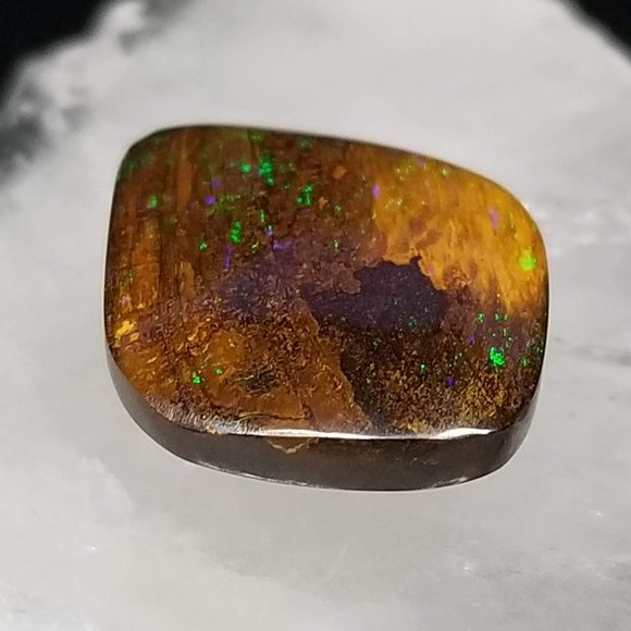 Stellar Australian Koroit Opal * 25.41 x 19.06 x 4.61mm * flashy boulder opal - Picture 11 of 17